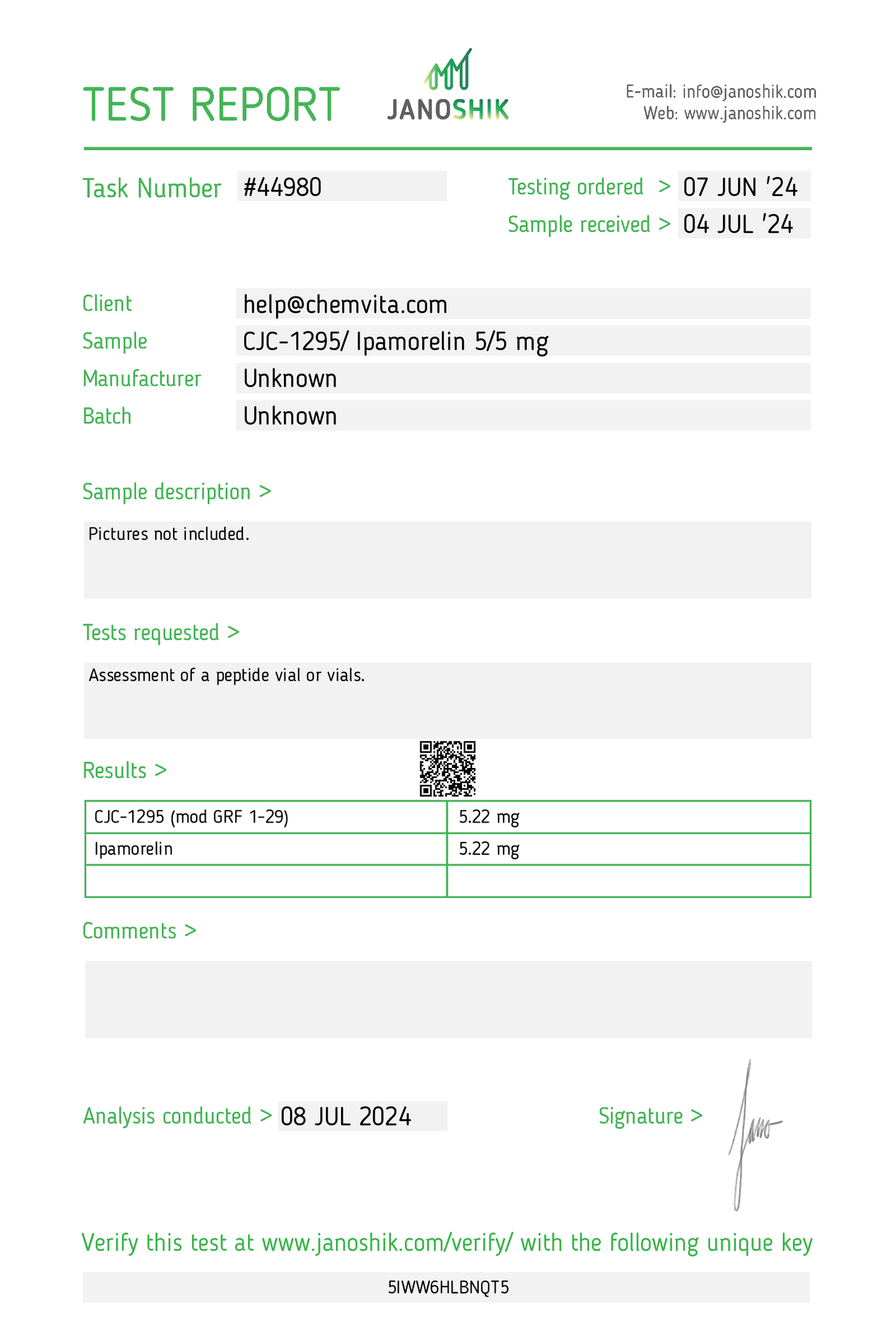 CJC-1295 + Ipamorelin